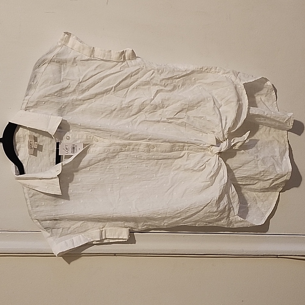 White cotton light shirt